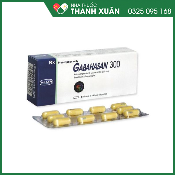 Gabahasan 300 trị động kinh, đau dây thần kinh